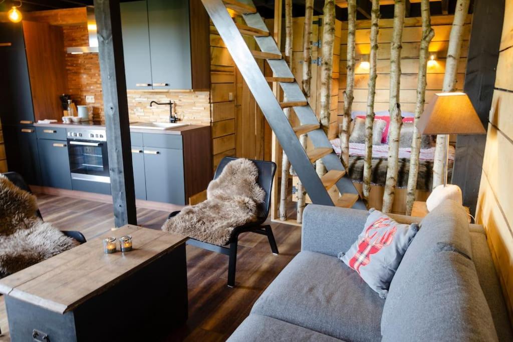 La Cabane Du Cerf Et Son Sauna Attre Esterno foto